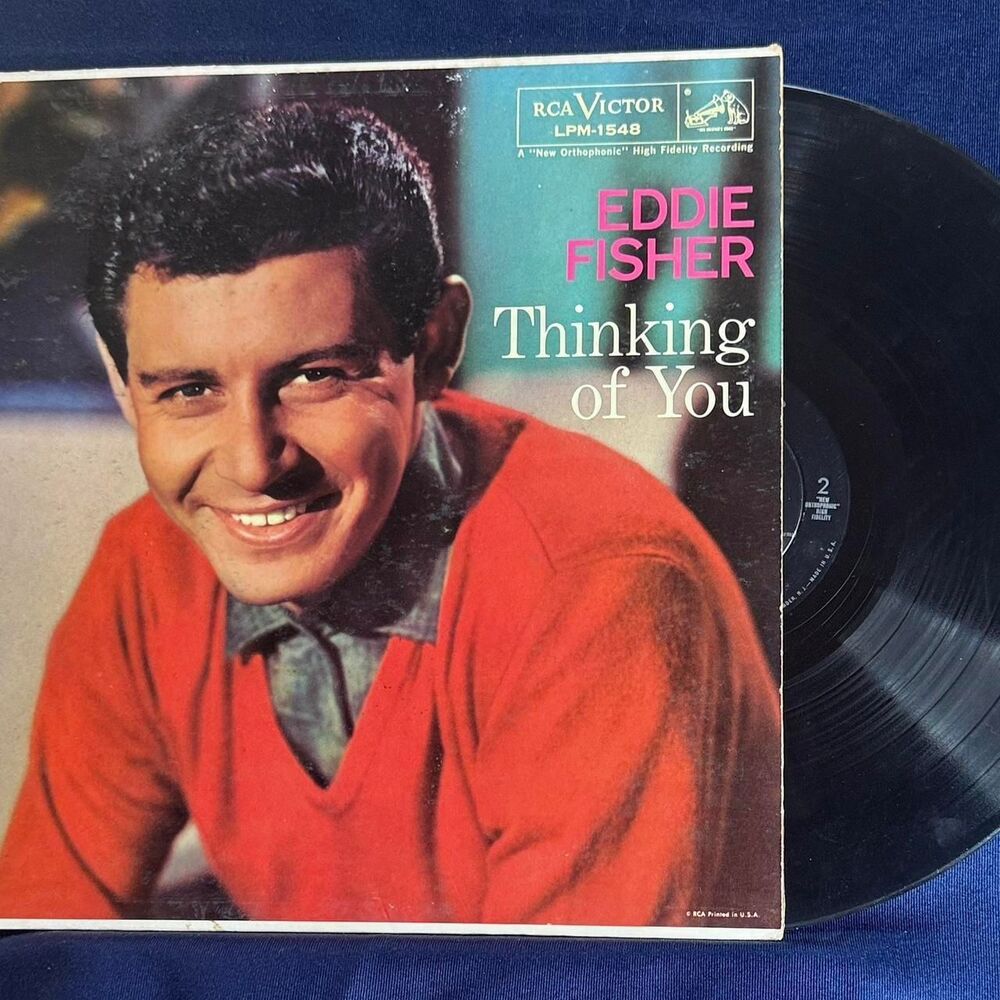 Eddie Fisher - Thinking Of You 1958 RCA Victor vinyl